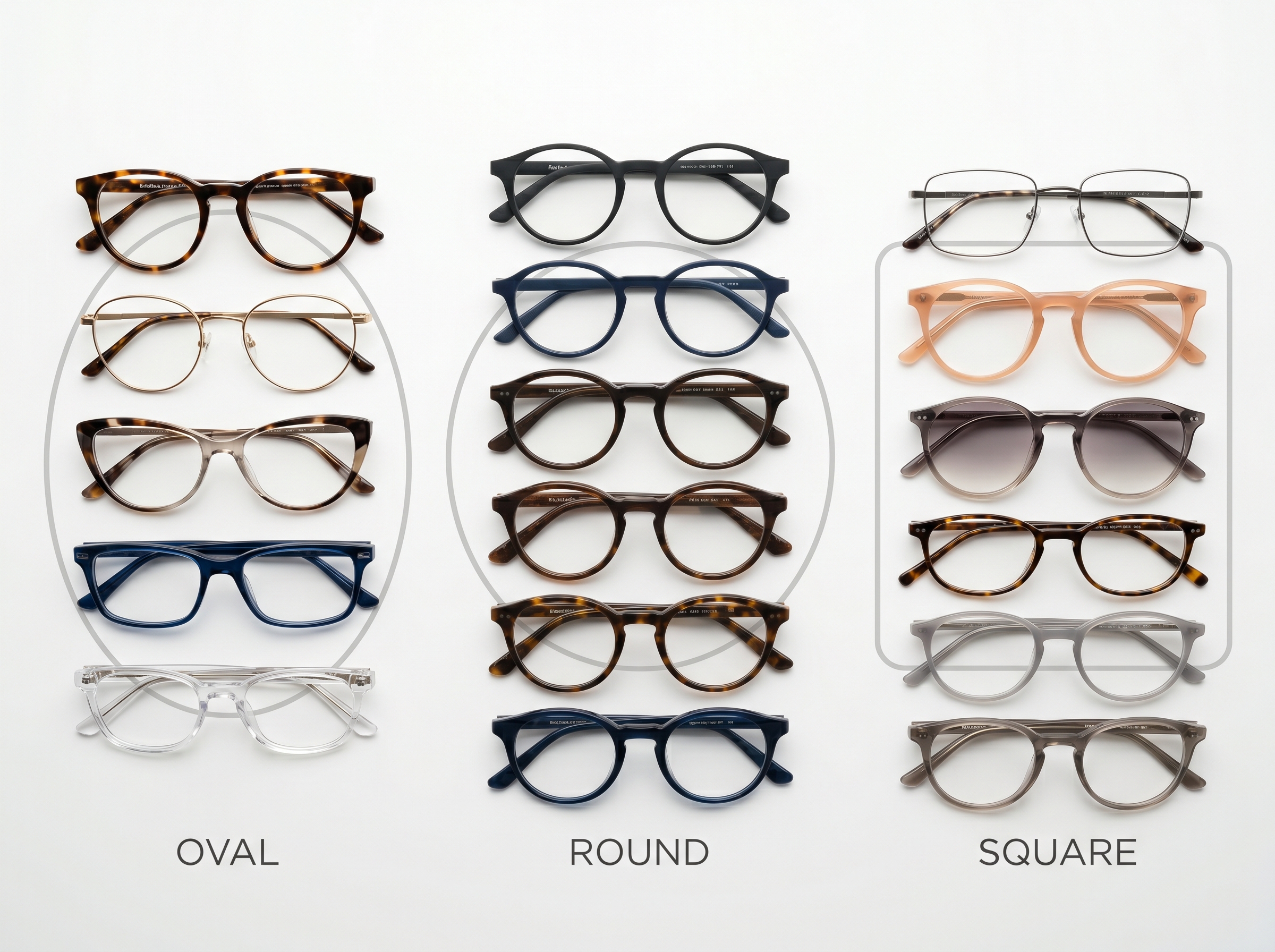 Farklı yüz tiplerine uygun gözlük çerçeveleri